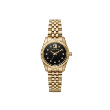 Michael Kors MK4802 Lexington Three-Hand Gold-Tone Stainless Steel Watch