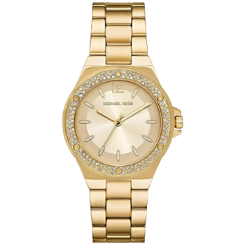 Michael Kors MKO1186 Women’s Watch – Lennox Pavé Gold-Tone Stainless Steel 37mm Luxury Fashion Watch