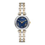 Michael Kors Laney Two-Tone Blue Dial Ladies Watch - MKO1085