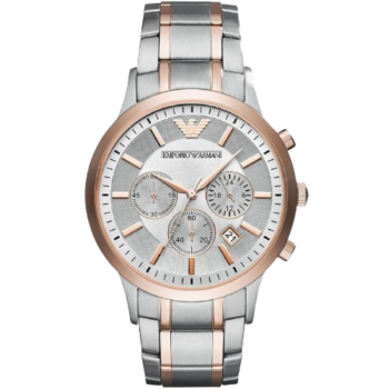 Emporio Armani Emporio Armani Renato Men's Watch AR11077 - Gray Dial Two-Tone Stainless Steel