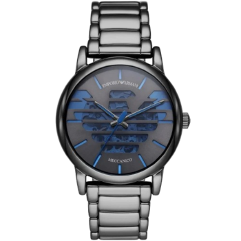 Emporio Armani Luigi Automatic Watch for Men AR60029 – Gray Dial, Stainless Steel Strap, 43mm
