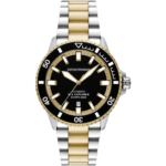 Emporio Armani Sea Explorer Men's Automatic Watch - Two-Tone Stainless Steel | 200M Water Resistant | Model AR60089