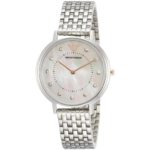 Emporio Armani Kappa AR80014 Men's Watch - White Dial Stainless Steel Elegant Fashion Watch