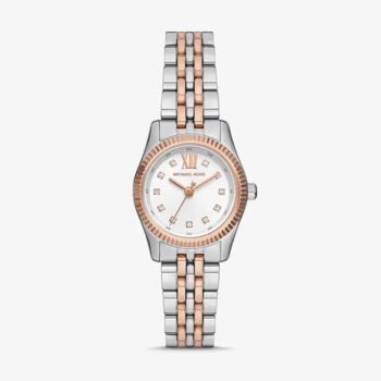 Michael Kors Lexington Women’s Watch – Two-Tone Silver & Rose Gold Stainless Steel MK4817