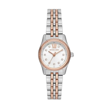 Michael Kors Lexington Women’s Watch – Two-Tone Silver & Rose Gold Stainless Steel MK4817