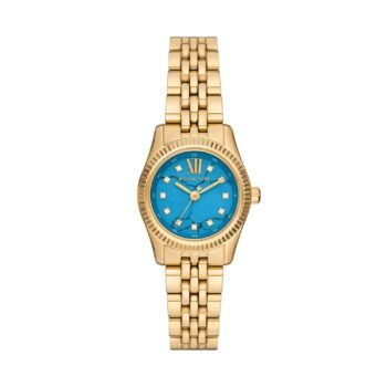 Michael Kors MK4813 Lexington Three-Hand Gold-Tone Stainless Steel Watch
