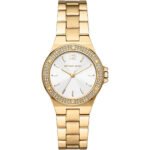 Michael Kors Lennox Women’s Watch MK7278 - White Dial with Gold Stainless Steel Bracelet