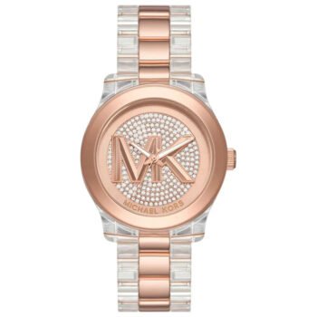 Michael Kors Runway MK7355 Women’s Watch - Rose Gold Case & Multicolor Strap | 38mm Quartz Fashion Timepiece