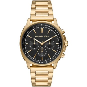 Michael Kors Sullivan Men’s Watch MK8969 – Black Dial with Gold Stainless Steel Bracelet