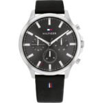 Tommy Hilfiger Ryder Black Leather | Model TH1710495