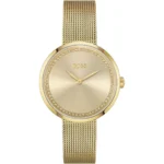 1502547-hugo-boss-watch-women-crystals-gold-dial-metal-stainless-golden-mesh-strap-quartz-battery-analog-three-hand-praise