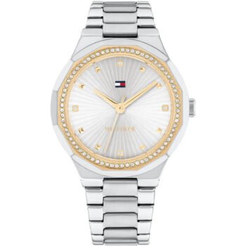 Original Tommy Hilfiger Piper 1782723 Women’s Quartz Watch – Silver Stainless Steel, 36mm Elegant Design