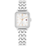 Original Tommy Hilfiger 1782830 Women's Watch - Mia Silver Stainless Steel Square Dial 24mm