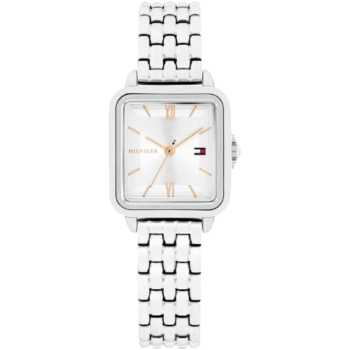 Original Tommy Hilfiger 1782830 Women’s Watch – Mia Silver Stainless Steel Square Dial 24mm