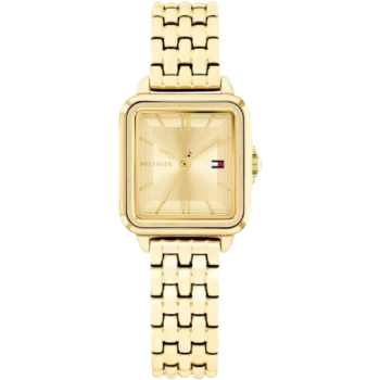 Original Tommy Hilfiger 1782832 Women's Watch - Mia Gold Stainless Steel Square Design 24mm
