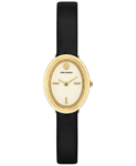Tory Burch Oval Watch Black / Gold Tone Stainless Steel – TBW6030