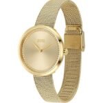 1502547-hugo-boss-watch-women-crystals-gold-dial-metal-stainless-golden-mesh-strap-quartz-battery-analog-three-hand-praise