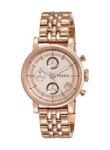 Original Fossil ES3380 Women's Quartz Watch - Rose Gold Stainless Steel Design