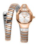 Original Just Cavalli Brillante Women's Watch JC1L326M0065 - Silver Dial, Two-Tone Stainless Steel Bracelet, Elegant Fashion Watch