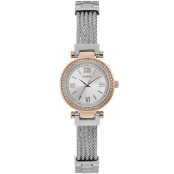 Guess Women's Watch - Model W1009L4 | Elegant Silver Mini Soho Design