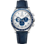 Men’s Omega Speed Master White Blue Watch Watch