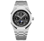 Audemars Piguet Royal Oak 41 Stainless Steel Black Dial Smooth Bezel Oyster Bracelet