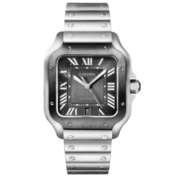 Cartier Santos Grey Dial Stainless Steel Automatic 40mm