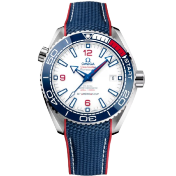 Omega – 215.32.43.21.04.001 Seamaster Planet Ocean 600M Co-Axial 43.5 Master Chronometer Stainless Steel / White / America’s Cup