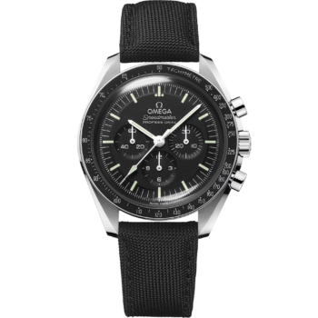 Omega Speed Master Moonwatch Professional Steel on coated nylon fabric strap Quartz size 44mm