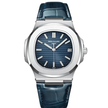 Patek Philippe Leather Nautilus For Men 5711/1A – Navy Dial