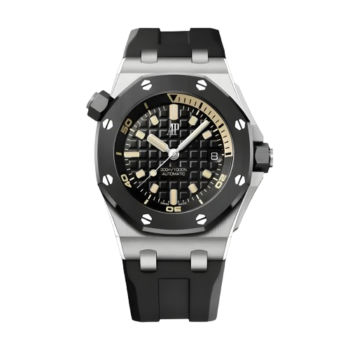 Audemars Piguet Royal Oak Offshore 15720 Black Dial, 18 Carat White Gold, 42.0 mm