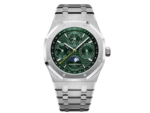 Audemars Piguet Royal Oak 41 Stainless Steel Green Dial Smooth Bezel Oyster Bracelet