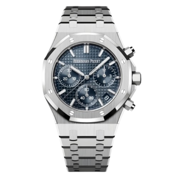 Royal Oak Chronograph 41mm in Steel on Steel Bracelet with Blue Grande Tapisserie Dial 26240ST.OO.1320ST.05