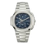 Patek Philippe Nautilus Travel Time – Blue Dial – Japanese Automatic Chronograph – Stainless Steel Bracelet