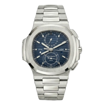 Patek Philippe Nautilus Travel Time – Blue Dial – Japanese Automatic Chronograph – Stainless Steel Bracelet