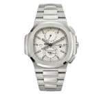 Patek Philippe Nautilus Travel Time – White Dial – Japanese Automatic Chronograph – Stainless Steel Bracelet