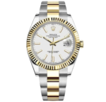 Rolex Datejus White Dial Two-Tone For Men Automatic size 42mm