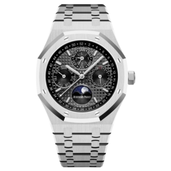 Audemars Piguet Royal Oak 41 Stainless Steel Black Dial Smooth Bezel Oyster Bracelet