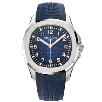 Patek Philippe Aquanaut 5168G-001 42.2mm White Gold with Blue Dial