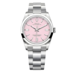 Rolex Oyster Pink Blue Dial Automatic size 41mm