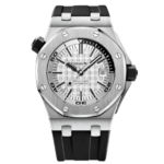 Audemars Piguet Royal Oak Offshore Diver White Dial Automatic size 43mm 15710ST.OO.A002CA.02